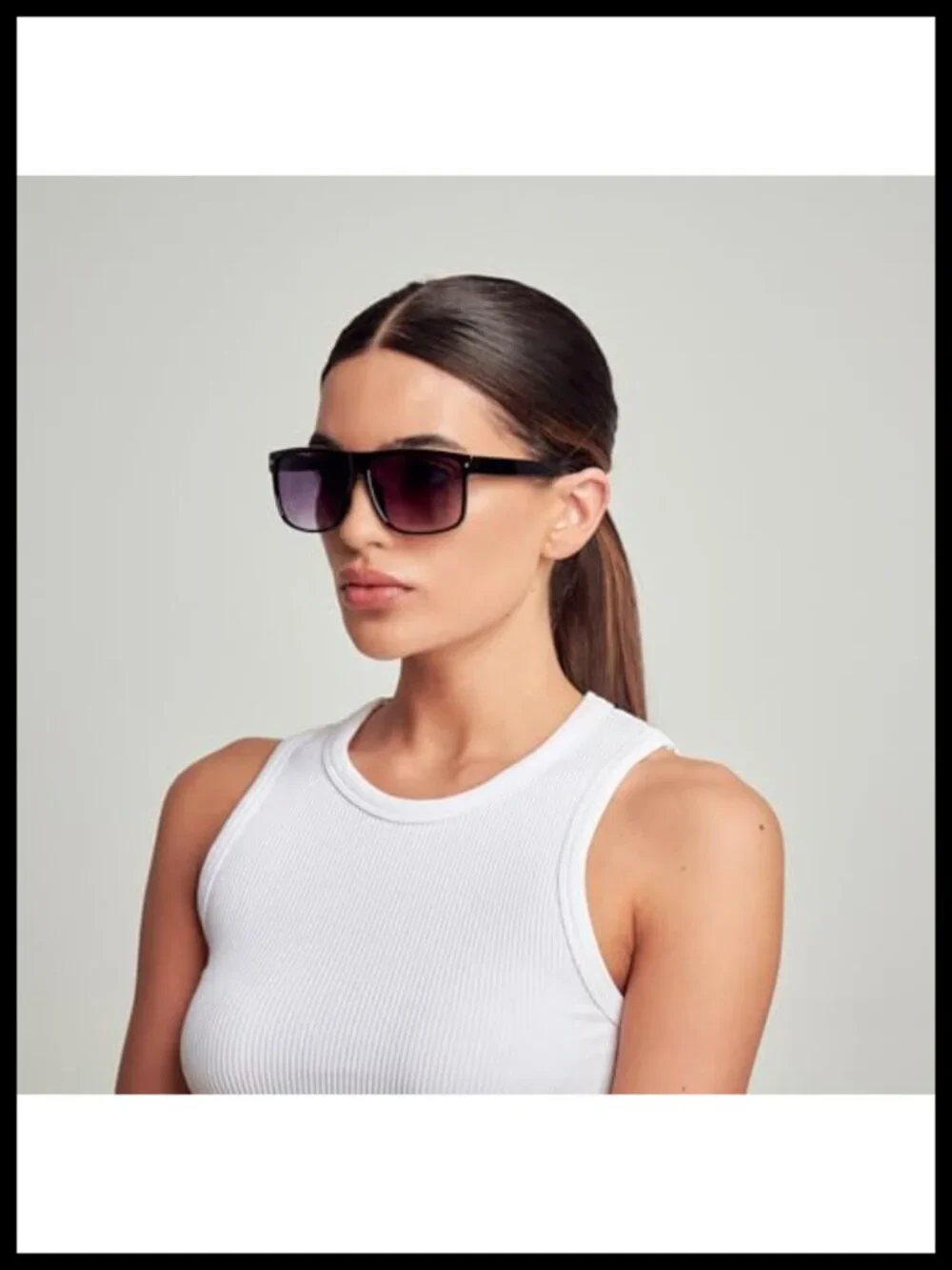 Retro Oversized UV400 Sunglasses for Women Men